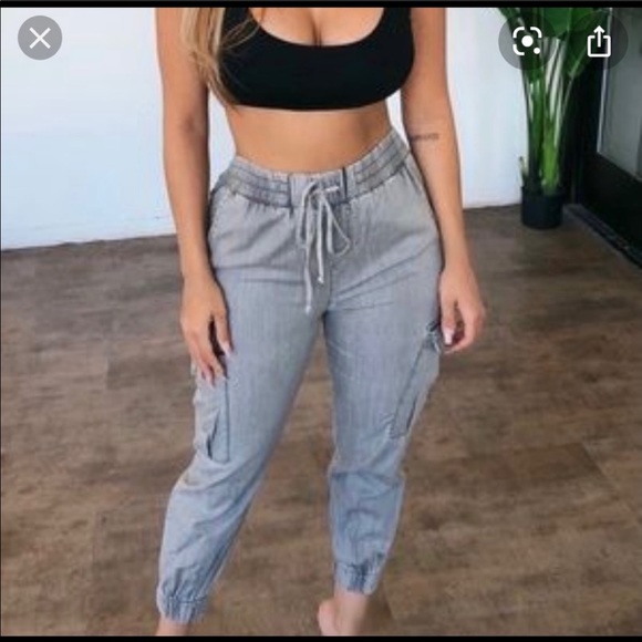 ❗️SOLD❗️OOTDFASH Cooper cargo joggers - Picture 3 of 6